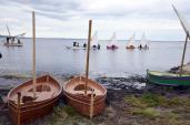 Les opticassous, des petits bateaux d'apprentissage de la navigation à la voile latine